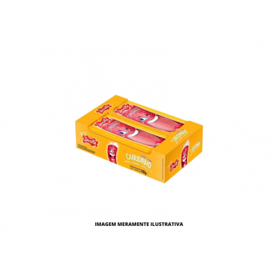 BALA - DOCILE - 15g GELATINA CANUDINHO MORANGO ACIDO - DP12